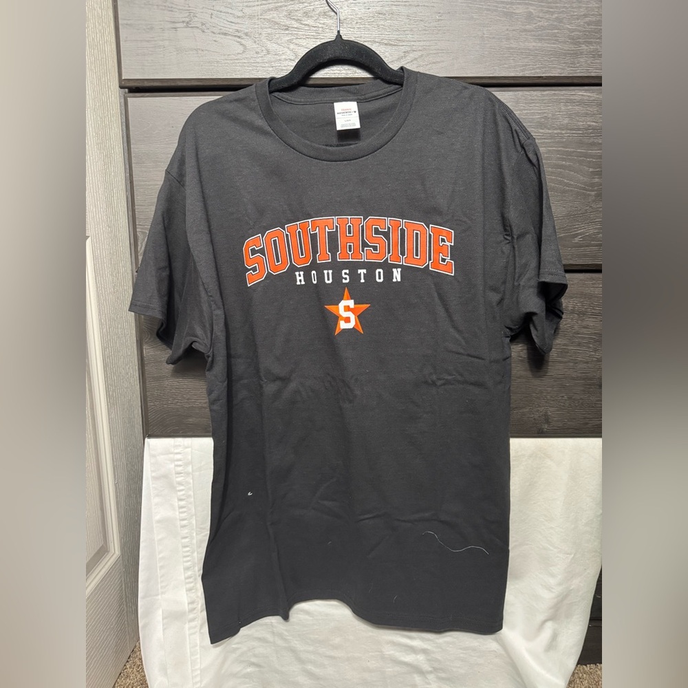 Black and Orange Short Sleeve Tee
